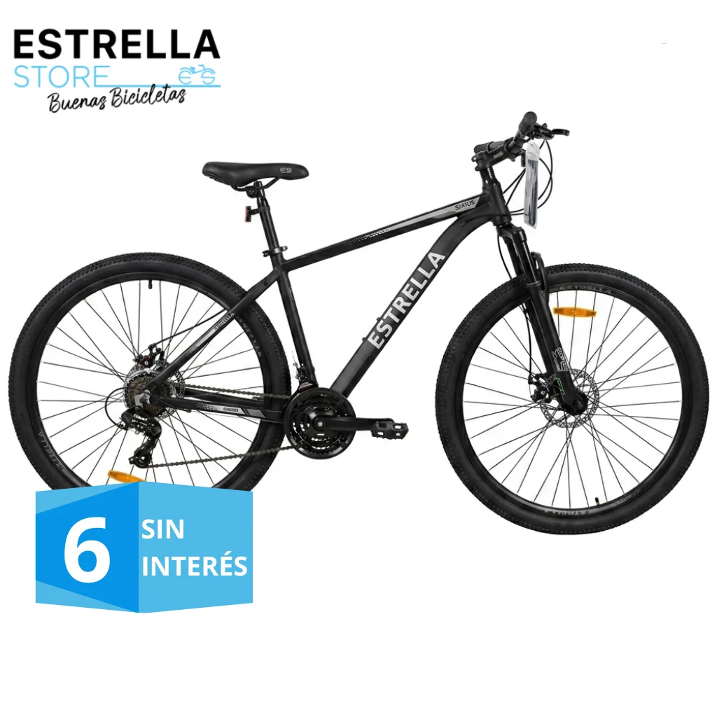 Bicicleta Estrella Sirius Rodado 29 Aluminio 21 Velocidades Frenos a Disco Suspension Estrella Store