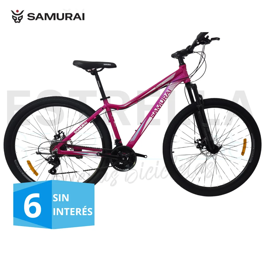 SAMURAI GOZEN RODADO 29 DAMA MTB MOUNTAIN BIKE SHIMANO